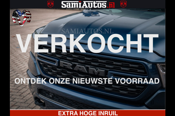 Dodge Ram SPORT | 5.7 V8 4x4 HEMI | PANORAMA DAK | GROOTSCHEM 12 INCH | LPG | Patriot Blue CREW CAB | DUBBELE CABINE | 5 PERSOONS | DC | VOORRAAD NR 2557 - 3328