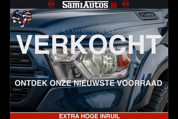 Dodge Ram SPORT | 5.7 V8 4x4 HEMI | PANORAMA DAK | GROOTSCHEM 12 INCH | LPG | Patriot Blue CREW CAB | DUBBELE CABINE | 5 PERSOONS | DC | VOORRAAD NR 2557 - 3328