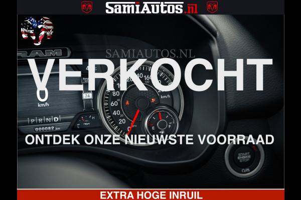 Dodge Ram SPORT | 5.7 V8 4x4 HEMI | PANORAMA DAK | GROOTSCHEM 12 INCH | LPG | Patriot Blue CREW CAB | DUBBELE CABINE | 5 PERSOONS | DC | VOORRAAD NR 2557 - 3328