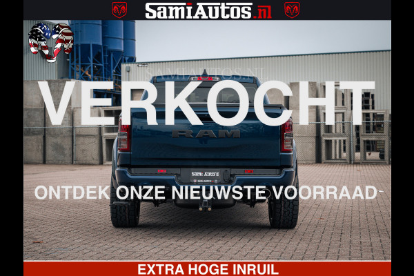 Dodge Ram SPORT | 5.7 V8 4x4 HEMI | PANORAMA DAK | GROOTSCHEM 12 INCH | LPG | Patriot Blue CREW CAB | DUBBELE CABINE | 5 PERSOONS | DC | VOORRAAD NR 2557 - 3328