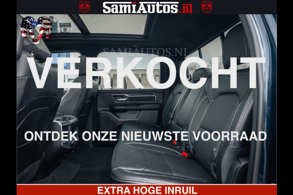 Dodge Ram SPORT | 5.7 V8 4x4 HEMI | PANORAMA DAK | GROOTSCHEM 12 INCH | LPG | Patriot Blue CREW CAB | DUBBELE CABINE | 5 PERSOONS | DC | VOORRAAD NR 2557 - 3328