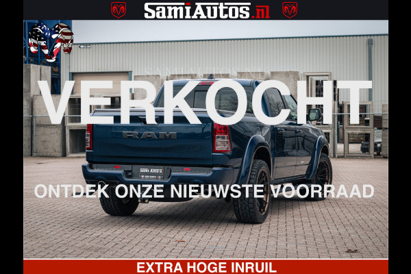 Dodge Ram SPORT | 5.7 V8 4x4 HEMI | PANORAMA DAK | GROOTSCHEM 12 INCH | LPG | Patriot Blue CREW CAB | DUBBELE CABINE | 5 PERSOONS | DC | VOORRAAD NR 2557 - 3328