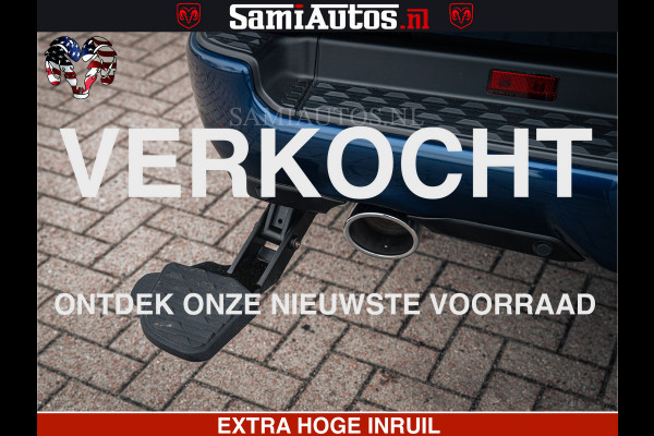 Dodge Ram SPORT | 5.7 V8 4x4 HEMI | PANORAMA DAK | GROOTSCHEM 12 INCH | LPG | Patriot Blue CREW CAB | DUBBELE CABINE | 5 PERSOONS | DC | VOORRAAD NR 2557 - 3328