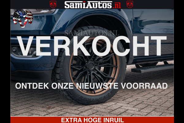 Dodge Ram SPORT | 5.7 V8 4x4 HEMI | PANORAMA DAK | GROOTSCHEM 12 INCH | LPG | Patriot Blue CREW CAB | DUBBELE CABINE | 5 PERSOONS | DC | VOORRAAD NR 2557 - 3328