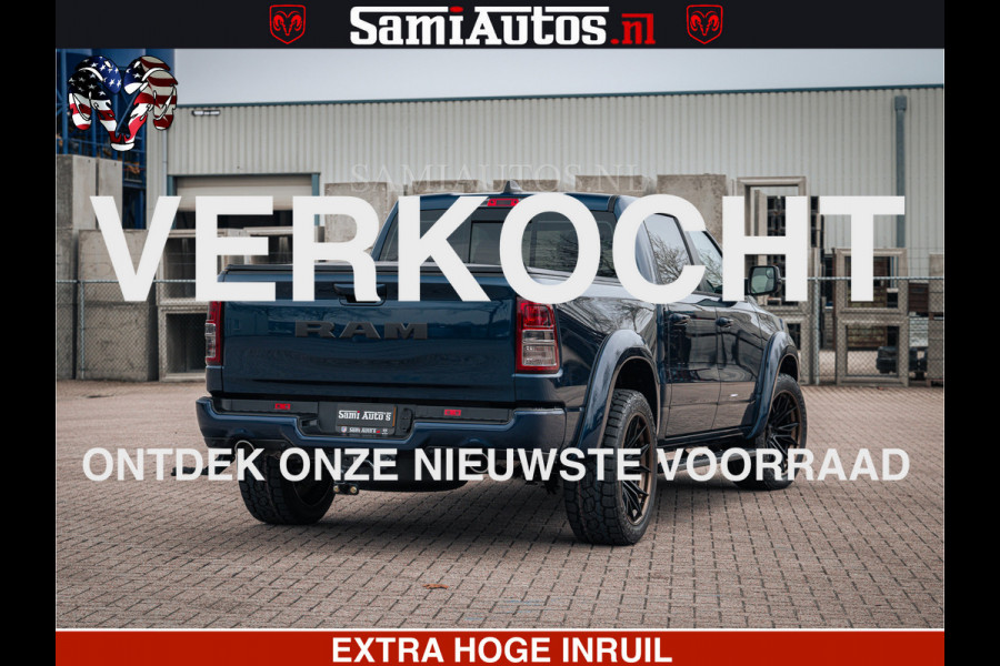 Dodge Ram SPORT | 5.7 V8 4x4 HEMI | PANORAMA DAK | GROOTSCHEM 12 INCH | LPG | Patriot Blue CREW CAB | DUBBELE CABINE | 5 PERSOONS | DC | VOORRAAD NR 2557 - 3328