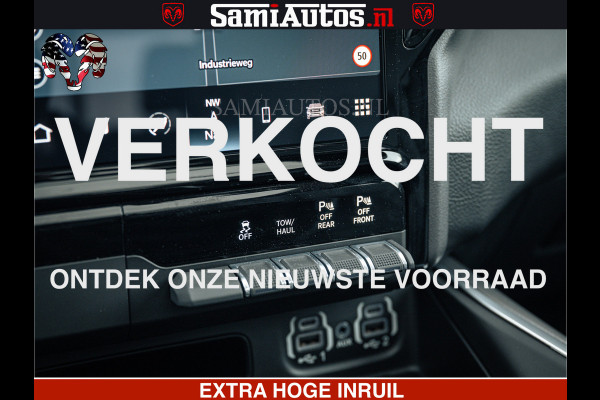 Dodge Ram SPORT | 5.7 V8 4x4 HEMI | PANORAMA DAK | GROOTSCHEM 12 INCH | LPG | Patriot Blue CREW CAB | DUBBELE CABINE | 5 PERSOONS | DC | VOORRAAD NR 2557 - 3328