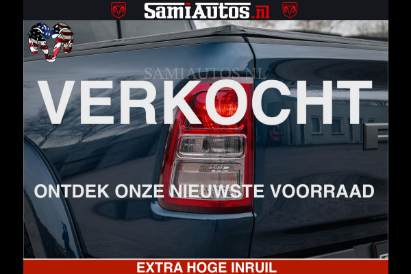 Dodge Ram SPORT | 5.7 V8 4x4 HEMI | PANORAMA DAK | GROOTSCHEM 12 INCH | LPG | Patriot Blue CREW CAB | DUBBELE CABINE | 5 PERSOONS | DC | VOORRAAD NR 2557 - 3328