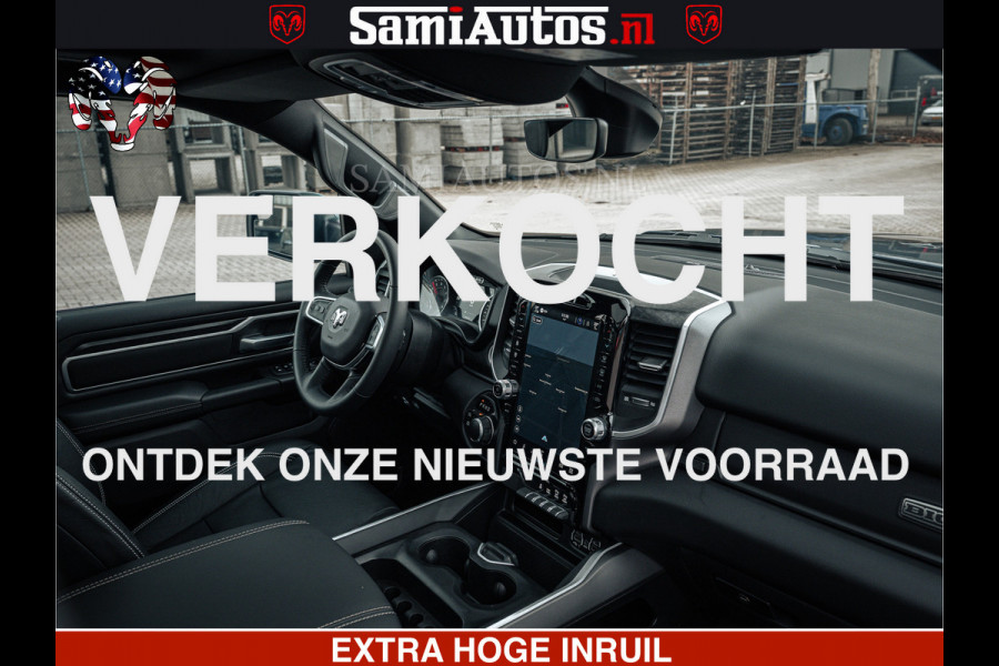 Dodge Ram SPORT | 5.7 V8 4x4 HEMI | PANORAMA DAK | GROOTSCHEM 12 INCH | LPG | Patriot Blue CREW CAB | DUBBELE CABINE | 5 PERSOONS | DC | VOORRAAD NR 2557 - 3328