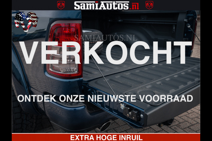 Dodge Ram SPORT | 5.7 V8 4x4 HEMI | PANORAMA DAK | GROOTSCHEM 12 INCH | LPG | Patriot Blue CREW CAB | DUBBELE CABINE | 5 PERSOONS | DC | VOORRAAD NR 2557 - 3328