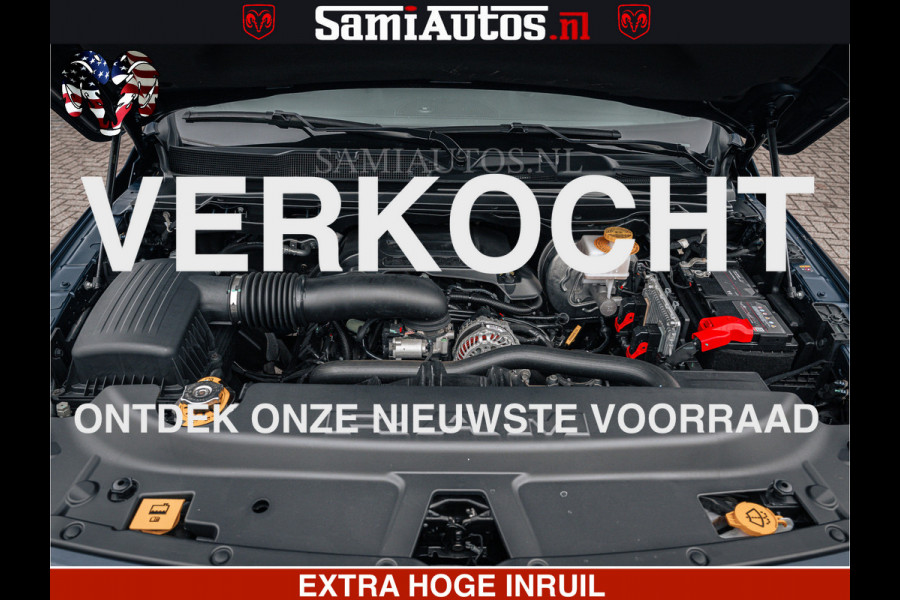 Dodge Ram SPORT | 5.7 V8 4x4 HEMI | PANORAMA DAK | GROOTSCHEM 12 INCH | LPG | Patriot Blue CREW CAB | DUBBELE CABINE | 5 PERSOONS | DC | VOORRAAD NR 2557 - 3328