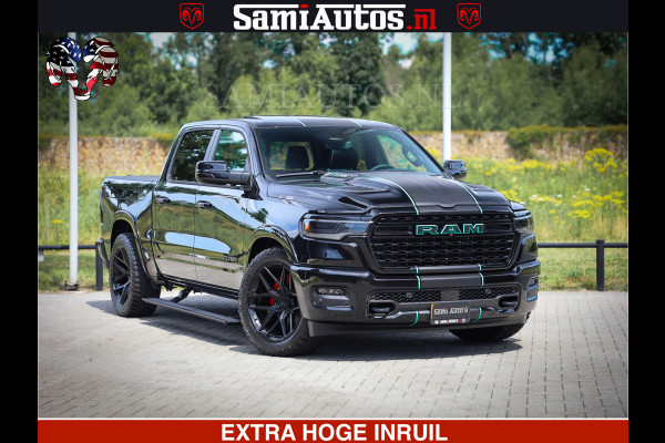 Dodge Ram Limited H.O 540HP 706Nm | Massage + Full Option | De Meest Luxe en Volle Pick-Up in zijn Klasse | Comfortabele Dubbele Cabine met Royale 5 Zitplaatsen | BPM vrij | Nu Leverbaar uit Voorraad | Voorraad Nr 2304 - 8540