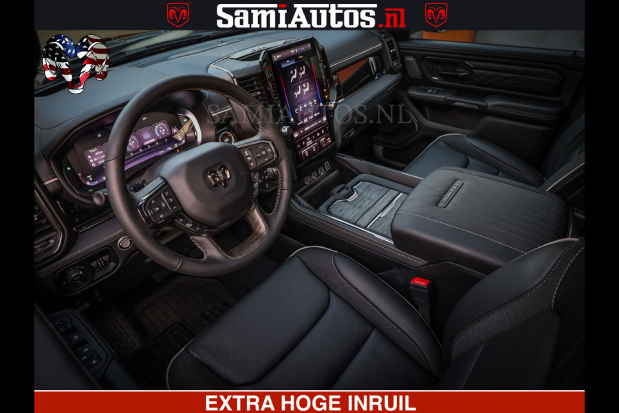 Dodge Ram Limited H.O 540HP 706Nm | Massage + Full Option | De Meest Luxe en Volle Pick-Up in zijn Klasse | Comfortabele Dubbele Cabine met Royale 5 Zitplaatsen | BPM vrij | Nu Leverbaar uit Voorraad | Voorraad Nr 2304 - 8540