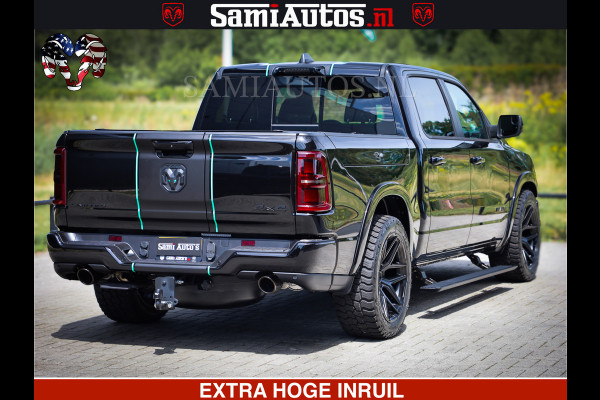 Dodge Ram Limited H.O 540HP 706Nm | Massage + Full Option | De Meest Luxe en Volle Pick-Up in zijn Klasse | Comfortabele Dubbele Cabine met Royale 5 Zitplaatsen | BPM vrij | Nu Leverbaar uit Voorraad | Voorraad Nr 2304 - 8540