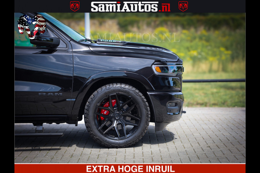 Dodge Ram Limited H.O 540HP 706Nm | Massage + Full Option | De Meest Luxe en Volle Pick-Up in zijn Klasse | Comfortabele Dubbele Cabine met Royale 5 Zitplaatsen | BPM vrij | Nu Leverbaar uit Voorraad | Voorraad Nr 2304 - 8540