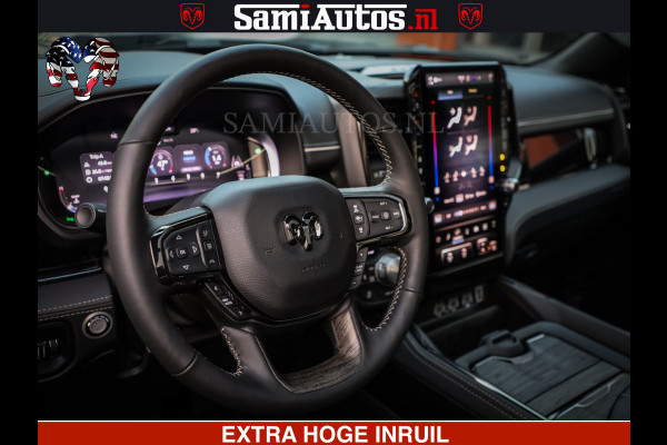 Dodge Ram Limited H.O 540HP 706Nm | Massage + Full Option | De Meest Luxe en Volle Pick-Up in zijn Klasse | Comfortabele Dubbele Cabine met Royale 5 Zitplaatsen | BPM vrij | Nu Leverbaar uit Voorraad | Voorraad Nr 2304 - 8540