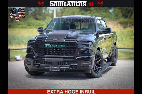 Dodge Ram Limited H.O 540HP 706Nm | Massage + Full Option | De Meest Luxe en Volle Pick-Up in zijn Klasse | Comfortabele Dubbele Cabine met Royale 5 Zitplaatsen | BPM vrij | Nu Leverbaar uit Voorraad | Voorraad Nr 2304 - 8540