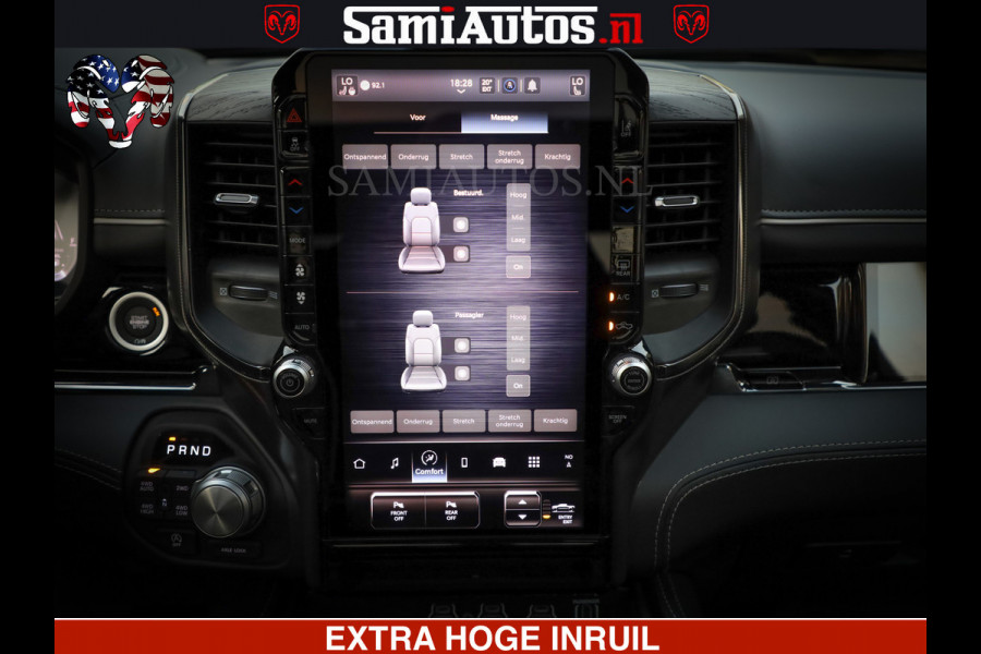 Dodge Ram Limited H.O 540HP 706Nm | Massage + Full Option | De Meest Luxe en Volle Pick-Up in zijn Klasse | Comfortabele Dubbele Cabine met Royale 5 Zitplaatsen | BPM vrij | Nu Leverbaar uit Voorraad | Voorraad Nr 2304 - 8540