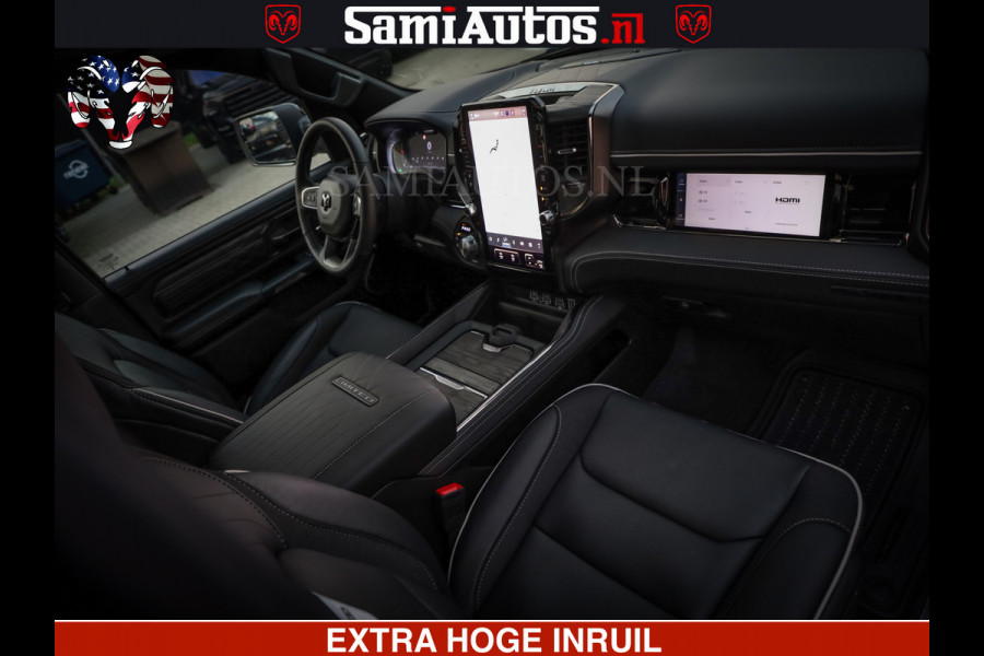 Dodge Ram Limited H.O 540HP 706Nm | Massage + Full Option | De Meest Luxe en Volle Pick-Up in zijn Klasse | Comfortabele Dubbele Cabine met Royale 5 Zitplaatsen | BPM vrij | Nu Leverbaar uit Voorraad | Voorraad Nr 2304 - 8540