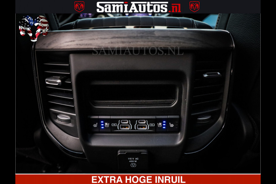 Dodge Ram Limited H.O 540HP 706Nm | Massage + Full Option | De Meest Luxe en Volle Pick-Up in zijn Klasse | Comfortabele Dubbele Cabine met Royale 5 Zitplaatsen | BPM vrij | Nu Leverbaar uit Voorraad | Voorraad Nr 2304 - 8540