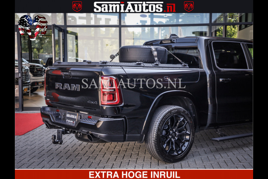 Dodge Ram Limited H.O 540HP 706Nm | Massage + Full Option | De Meest Luxe en Volle Pick-Up in zijn Klasse | Comfortabele Dubbele Cabine met Royale 5 Zitplaatsen | BPM vrij | Nu Leverbaar uit Voorraad | Voorraad Nr 2304 - 8540