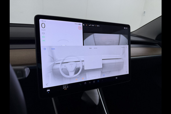 Tesla Model 3 SR Plus 325PK LFP Accu Lmv 19" AutoPilot Leder Pano-dak Adaptive-Cruise Camera's Elektr.-Stuur+Stoelen+Spiegels+Geheugen+Easy-En SOH 91% Navi LED ACC DAB Voorverwarmen interieur via App Keyless One-Pedal-Drive 1e Eigenaar Origineel Nederlandse Auto Fabrieksgarantie op Accu en Motor tot 08-12-2028/160.000KM