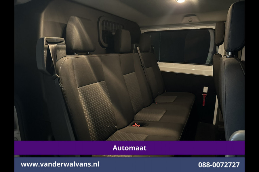 Ford Transit Custom 2.0 TDCI 131pk Automaat L2H1 Dubbele Cabine Euro6 Airco | 5-Zits | Camera | Navigatie | LED Apple Carplay, Android Auto, Adaptieve Cruisecontrol, Trekhaak, Stoelverwarming, Verwarmde voorruit, Parkeersensoren