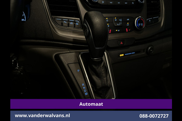 Ford Transit Custom 2.0 TDCI 131pk Automaat L2H1 Dubbele Cabine Euro6 Airco | 5-Zits | Camera | Navigatie | LED Apple Carplay, Android Auto, Adaptieve Cruisecontrol, Trekhaak, Stoelverwarming, Verwarmde voorruit, Parkeersensoren