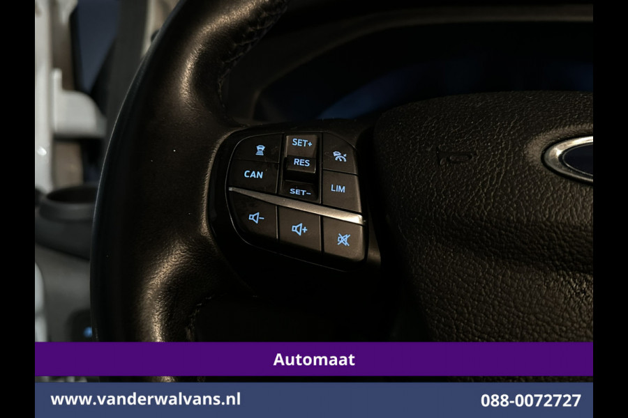 Ford Transit Custom 2.0 TDCI 131pk Automaat L2H1 Dubbele Cabine Euro6 Airco | 5-Zits | Camera | Navigatie | LED Apple Carplay, Android Auto, Adaptieve Cruisecontrol, Trekhaak, Stoelverwarming, Verwarmde voorruit, Parkeersensoren