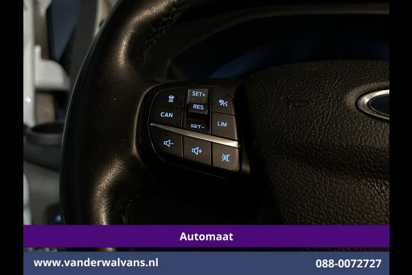 Ford Transit Custom 2.0 TDCI 131pk Automaat L2H1 Dubbele Cabine Euro6 Airco | 5-Zits | Camera | Navigatie | LED Apple Carplay, Android Auto, Adaptieve Cruisecontrol, Trekhaak, Stoelverwarming, Verwarmde voorruit, Parkeersensoren