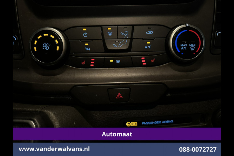 Ford Transit Custom 2.0 TDCI 131pk Automaat L2H1 Dubbele Cabine Euro6 Airco | 5-Zits | Camera | Navigatie | LED Apple Carplay, Android Auto, Adaptieve Cruisecontrol, Trekhaak, Stoelverwarming, Verwarmde voorruit, Parkeersensoren