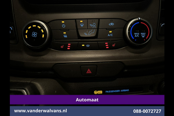 Ford Transit Custom 2.0 TDCI 131pk Automaat L2H1 Dubbele Cabine Euro6 Airco | 5-Zits | Camera | Navigatie | LED Apple Carplay, Android Auto, Adaptieve Cruisecontrol, Trekhaak, Stoelverwarming, Verwarmde voorruit, Parkeersensoren