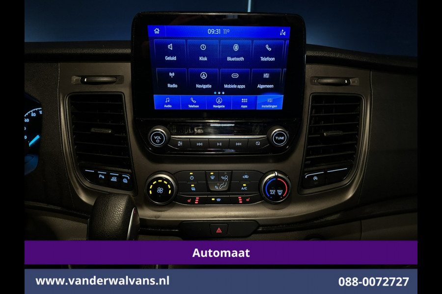 Ford Transit Custom 2.0 TDCI 131pk Automaat L2H1 Dubbele Cabine Euro6 Airco | 5-Zits | Camera | Navigatie | LED Apple Carplay, Android Auto, Adaptieve Cruisecontrol, Trekhaak, Stoelverwarming, Verwarmde voorruit, Parkeersensoren