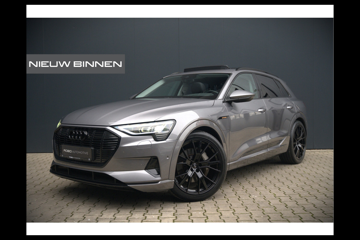 Audi e-tron 50 quattro Business edition Plus 71 kWh | Black Edition | Panoramadak | Camera | Memory Seats | Ambiance Verlichting | Luchtvering | Adaptive Cruise Control | Keyless | Matrix LED | Leder | Stoelverwarming | NAP |
