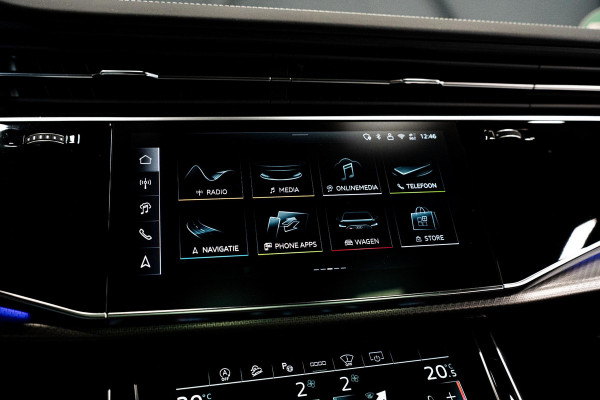 Audi Q8 4.0 TFSI RS Q8 quattro Performance *Achteras-besturing / Standkachel / Panorama / Bang & Olufsen / Stoelventilatie & massage / HUD*