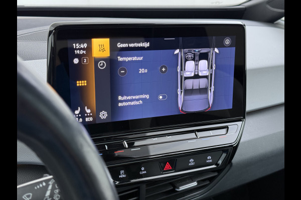 Volkswagen ID.3 First Max 62kWh Pano-dak 20"lm Head-Up-Display Adap.Cruise Camera Elek.Stoelen Navi Ecc Keyless Advanced Head-Up Matrix-Led SOH 91% Ergo Active Stoelen+Stuur+Stoelverwarming Led-a-licht dynamisch Apple Carplay Android Auto Dodehoek detector Dealeronderhouden Origineel Nederlandse Auto € 49.175,- nieuw!