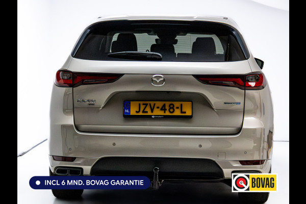Mazda CX-60 2.5 e-SkyActiv PHEV Homura | Elec. trekhaak | Bose Audio | Panodak | Stoel- Stuur- & achterbankverw. | Stoelventilatie, Elec. stoelen, Elec. Stuurkolom, Adap. Cruise, Headup, Winter en Zomerwielen op LMV