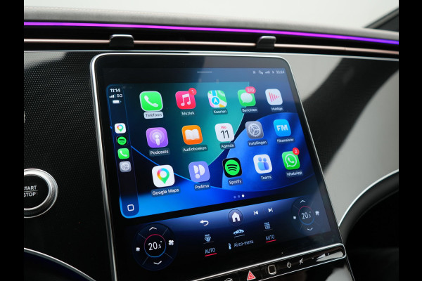 Mercedes-Benz EQE 350 Advantage 89 kWh 293pk Dealer O.H. | Adaptive Cruise | Luchtvering | Burmester Audio | Digital Light | 360 Camera | Lederen Sportstoelen Memory & Verwarmd | Sfeerverlichting | Keyless | Apple Carplay | Virtual | Navigatie |