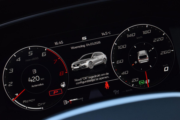 Seat Leon Sportstourer 1.5 eTSI FR|Cam.|Trekh.|ACC|Stoel+stuurverw.