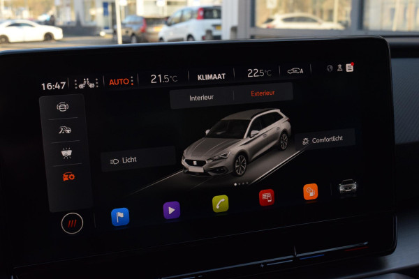 Seat Leon Sportstourer 1.5 eTSI FR|Cam.|Trekh.|ACC|Stoel+stuurverw.