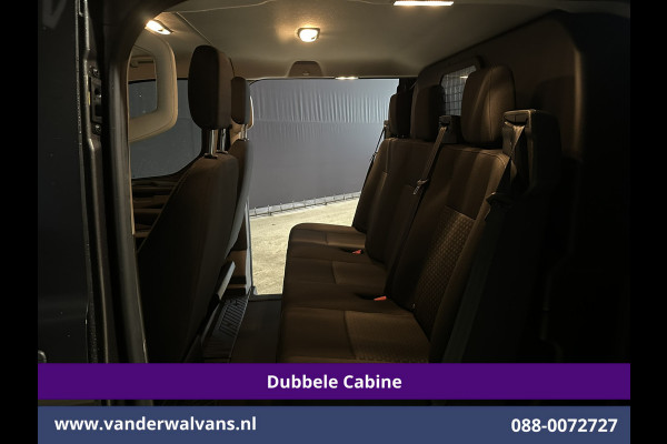 Ford Transit Custom 2.0 TDCI 170pk L2H1 Dubbele Cabine Euro6 Airco | 5-Zits | 2x Zijdeur | Camera | LED Apple Carplay, Android Auto, Cruisecontrol, Parkeersensoren, Stoelverwarming, Verwarmde voorruit 2800kg trekvermogen