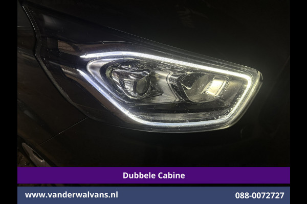 Ford Transit Custom 2.0 TDCI 170pk L2H1 Dubbele Cabine Euro6 Airco | 5-Zits | 2x Zijdeur | Camera | LED Apple Carplay, Android Auto, Cruisecontrol, Parkeersensoren, Stoelverwarming, Verwarmde voorruit 2800kg trekvermogen