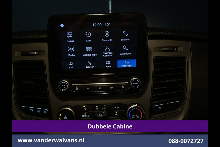 Ford Transit Custom 2.0 TDCI 170pk L2H1 Dubbele Cabine Euro6 Airco | 5-Zits | 2x Zijdeur | Camera | LED Apple Carplay, Android Auto, Cruisecontrol, Parkeersensoren, Stoelverwarming, Verwarmde voorruit 2800kg trekvermogen