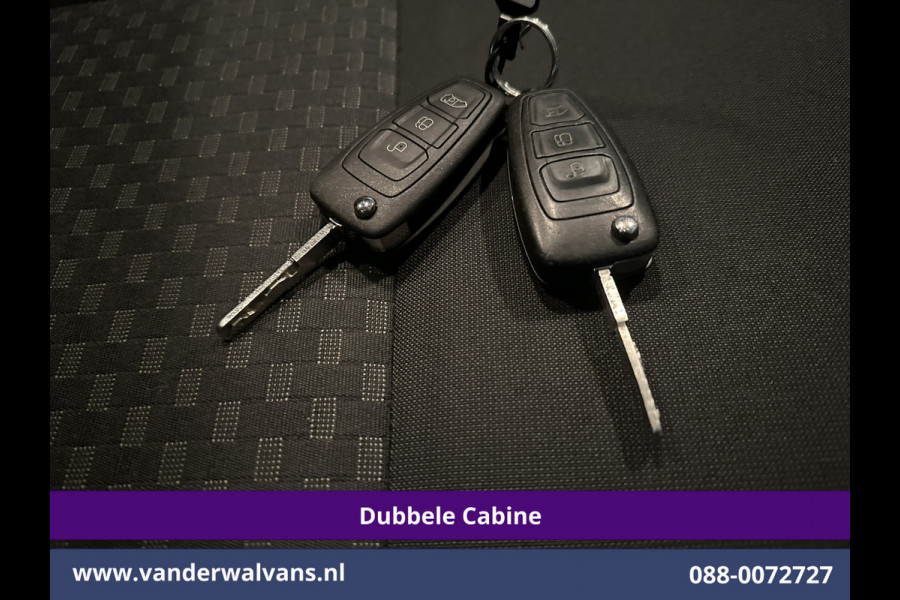 Ford Transit Custom 2.0 TDCI 170pk L2H1 Dubbele Cabine Euro6 Airco | 5-Zits | 2x Zijdeur | Camera | LED Apple Carplay, Android Auto, Cruisecontrol, Parkeersensoren, Stoelverwarming, Verwarmde voorruit 2800kg trekvermogen