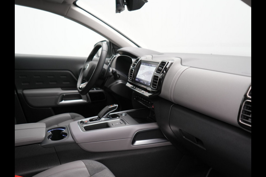 Citroën C5 Aircross 1.6 Shine PHEV 225pk Dealer O.H PHEV | Panodak | 360 Camera | Adaptive Cruise | Lederen Comfortstoelen Verwarmd | Blis | Navigatie | Apple Carplay | Virtual | DAB | 19" L.M. | Plug In Hybrid |
