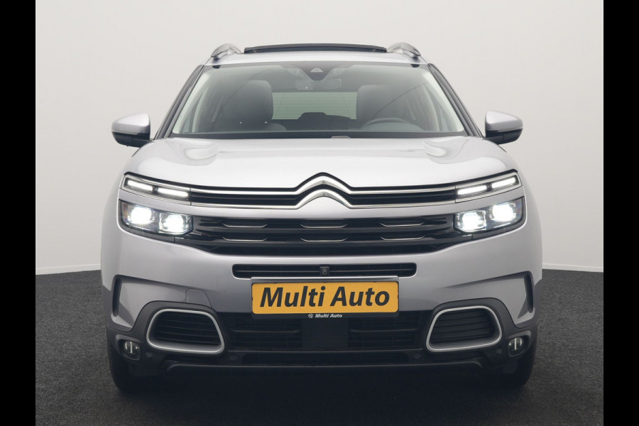 Citroën C5 Aircross 1.6 Shine PHEV 225pk Dealer O.H PHEV | Panodak | 360 Camera | Adaptive Cruise | Lederen Comfortstoelen Verwarmd | Blis | Navigatie | Apple Carplay | Virtual | DAB | 19" L.M. | Plug In Hybrid |