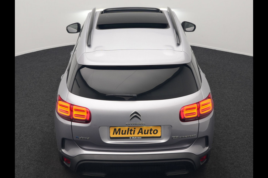 Citroën C5 Aircross 1.6 Shine PHEV 225pk Dealer O.H PHEV | Panodak | 360 Camera | Adaptive Cruise | Lederen Comfortstoelen Verwarmd | Blis | Navigatie | Apple Carplay | Virtual | DAB | 19" L.M. | Plug In Hybrid |