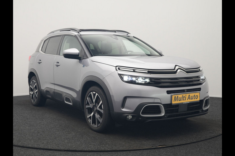Citroën C5 Aircross 1.6 Shine PHEV 225pk Dealer O.H PHEV | Panodak | 360 Camera | Adaptive Cruise | Lederen Comfortstoelen Verwarmd | Blis | Navigatie | Apple Carplay | Virtual | DAB | 19" L.M. | Plug In Hybrid |
