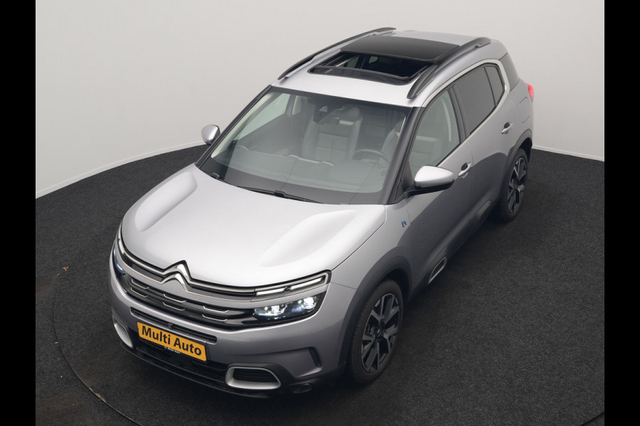 Citroën C5 Aircross 1.6 Shine PHEV 225pk Dealer O.H PHEV | Panodak | 360 Camera | Adaptive Cruise | Lederen Comfortstoelen Verwarmd | Blis | Navigatie | Apple Carplay | Virtual | DAB | 19" L.M. | Plug In Hybrid |