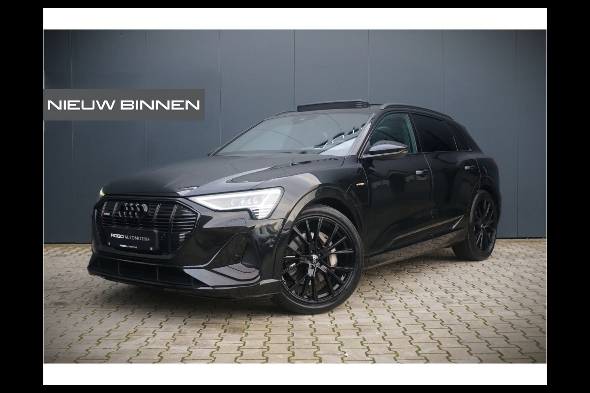 Audi e-tron e-tron 55 quattro Pro Line 95 kWh | Panoramadak | Bang & Olufsen | Stoelverwarming | Head-Up Display | 360 Camera | Matrix LED | Luchtvering | Memory Seat | Keyless | Elektrisch Verstelbare Stoelen | B&O