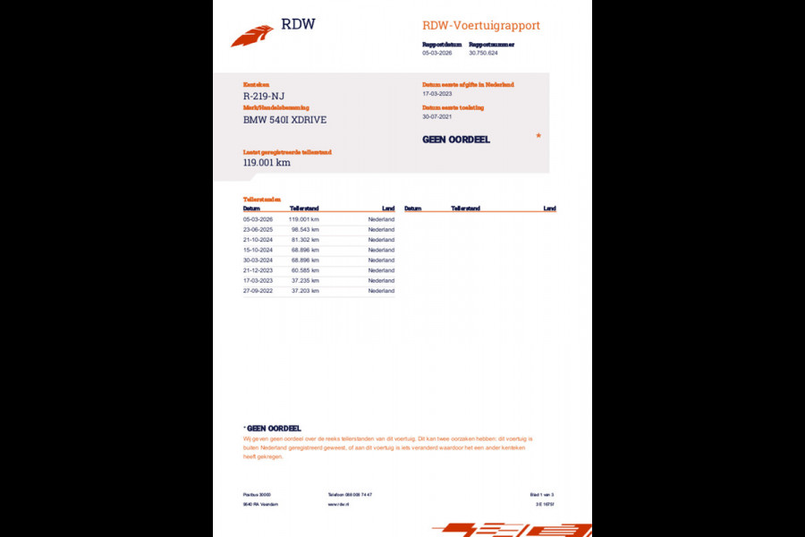 BMW 5 Serie Touring 540i xDrive M-sport High Executive / Panoramadak / Leder / Laser-led / head-up / trekhaak